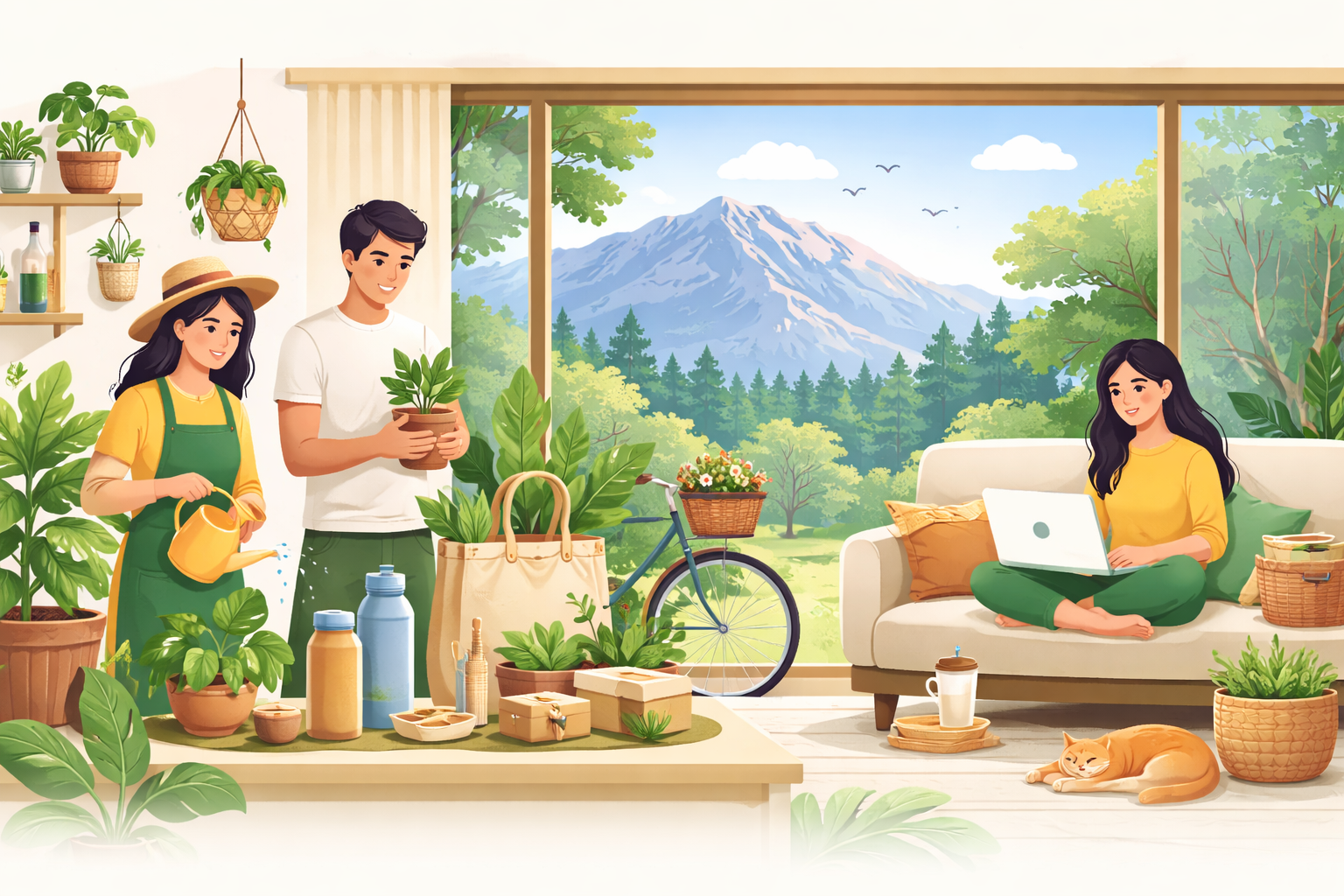 Eco-friendly-living-in-a-modern-home eco in life